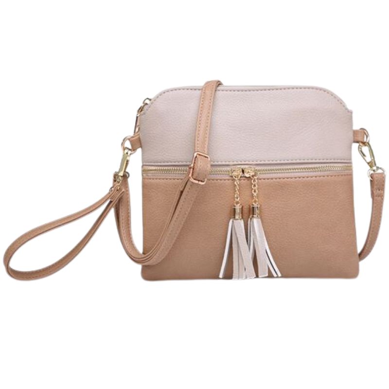 Tara Crossbody Taupe/Beige